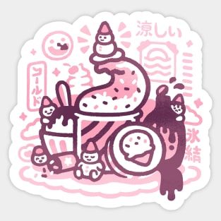 Ice cream Fun Sticker